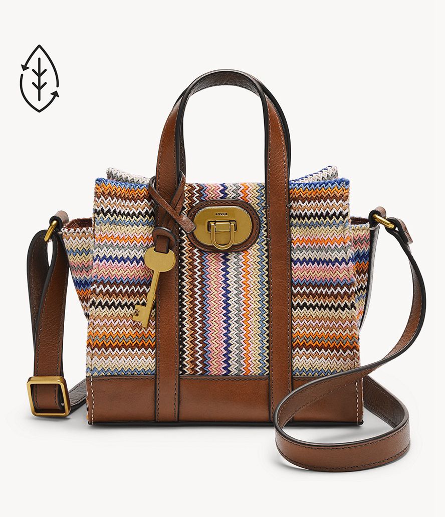 Fossil Carmen Mini Tasker Dame Brune | AKJTDI-214