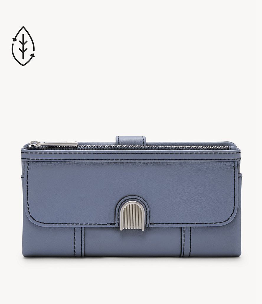 Fossil Cora Clutch Taske Dame Blå | MNULBA-461