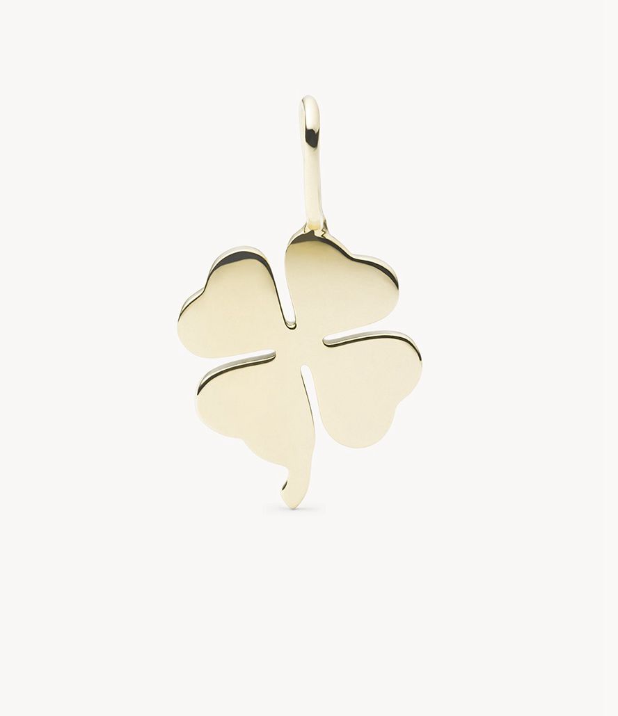 Fossil Corra Oh Soing Stainless Steel Clover Charms Dame Guld | BJOMZQ-928