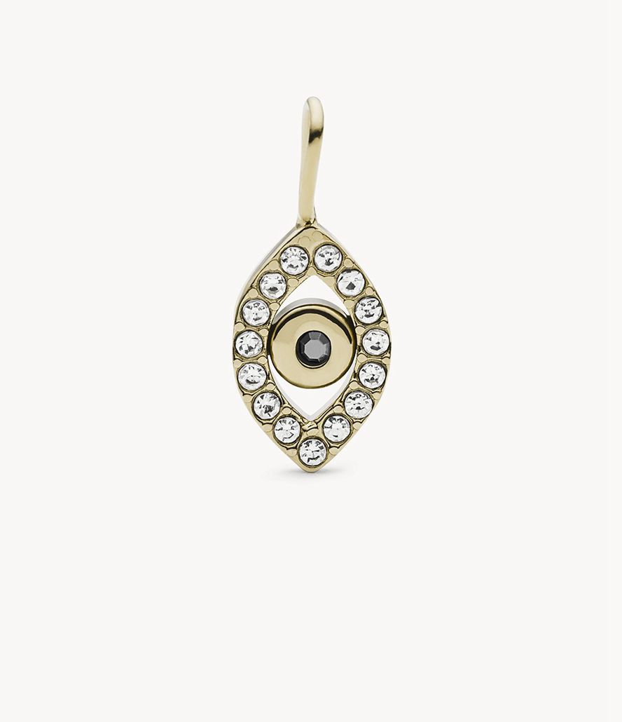 Fossil Corra Oh Soing Stainless Steel Evil Eye Charms Dame Guld | GHWYEI-519