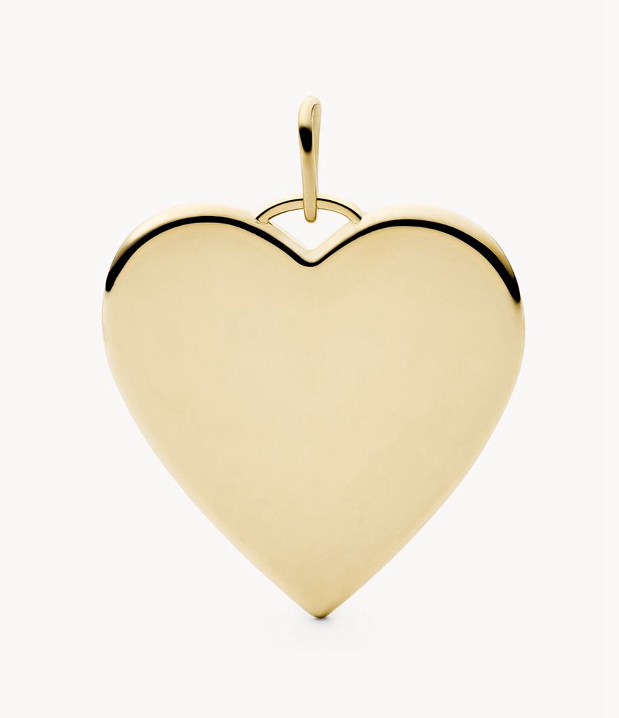 Fossil Corra Oh Soing Stainless Steel Heart Charms Dame Guld | LAETGK-072