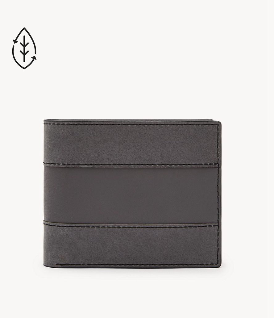 Fossil Everett Bifold Tegnebog Herre Grå | KWBCOZ-719