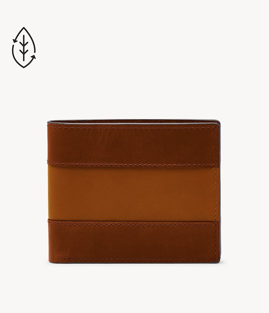 Fossil Everett With Flip Id Bifold Tegnebog Herre Brune | NZBPYC-359