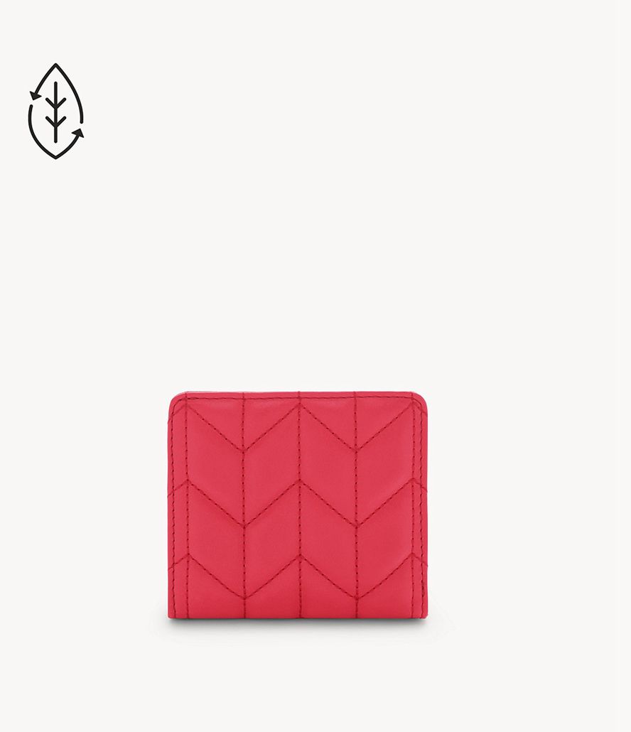 Fossil Logan Rfid Small Bifold Tegnebog Dame Rød | MJLDXO-690