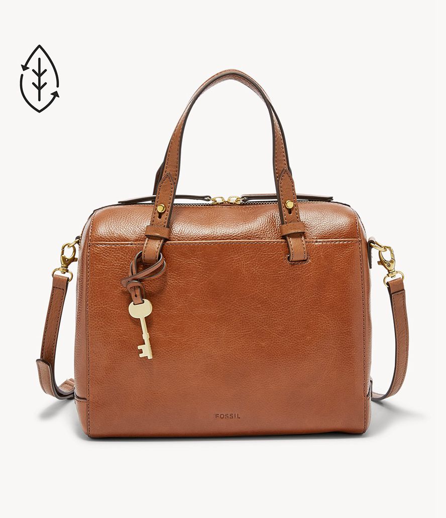 Fossil Rachel Satchel Taske Dame Brune | SNLFCV-105