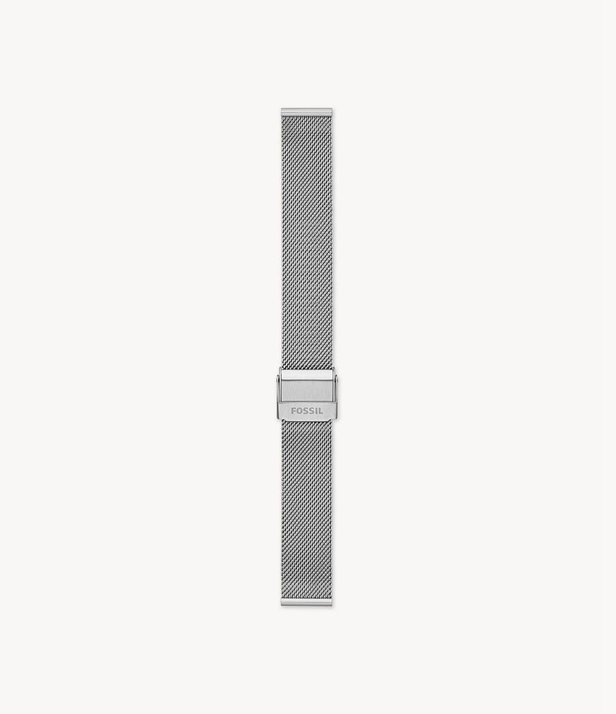 Fossil 16mm Stainless Steel Mesh Urremme Dame Grå | NWUDTG-294