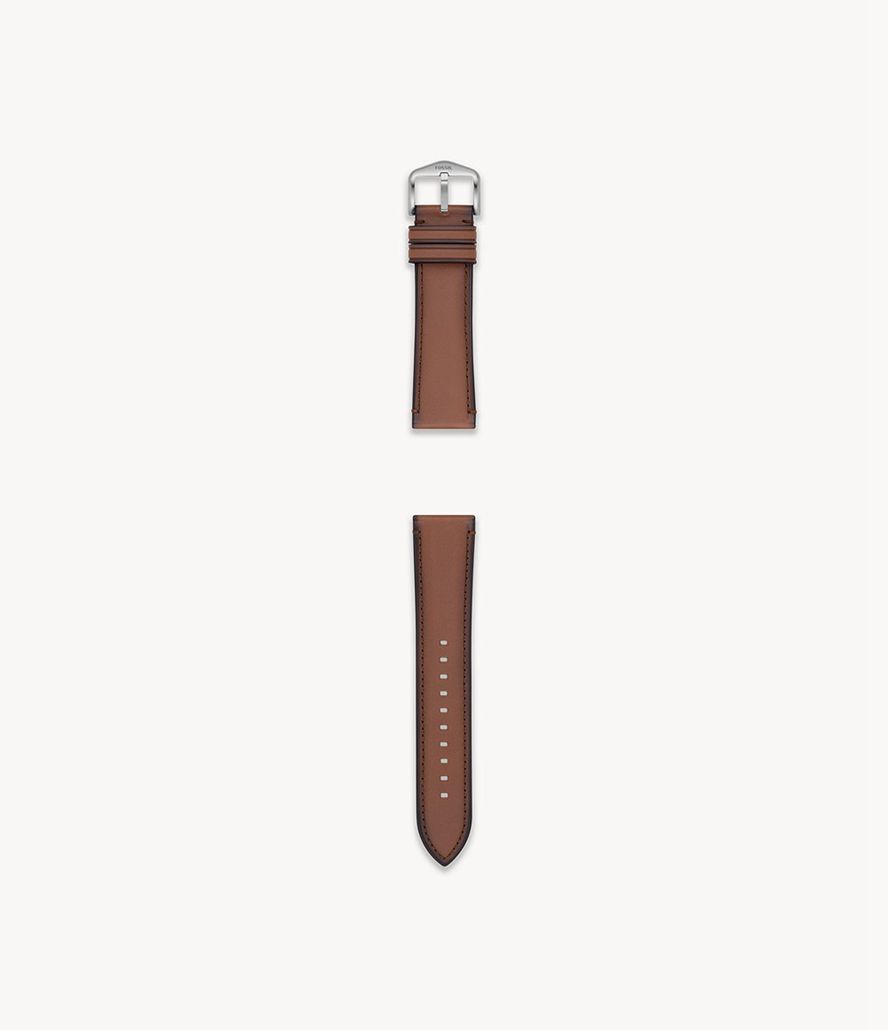 Fossil 22mm Eco Læder Urremme Herre Brune | DACMBP-097