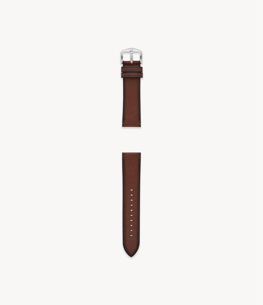 Fossil 22mm Eco Læder Urremme Herre Brune | HLUEOQ-096