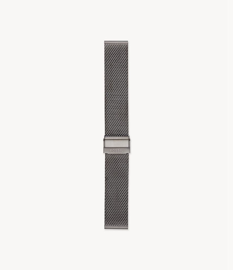 Fossil 22mm Steel Mesh Urremme Herre Grå | QAOEBH-074