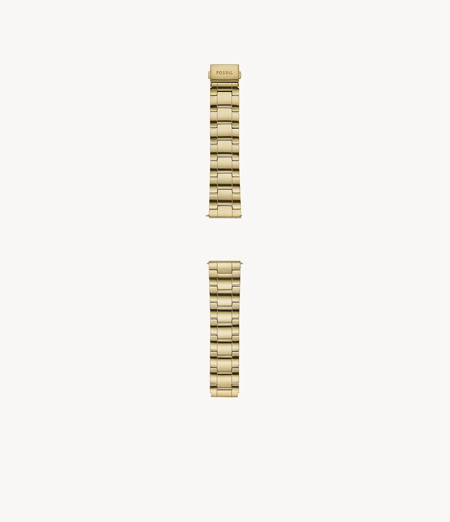 Fossil 22mm Three-Row Stainless Steel Urremme Herre Guld | SUNLPO-231