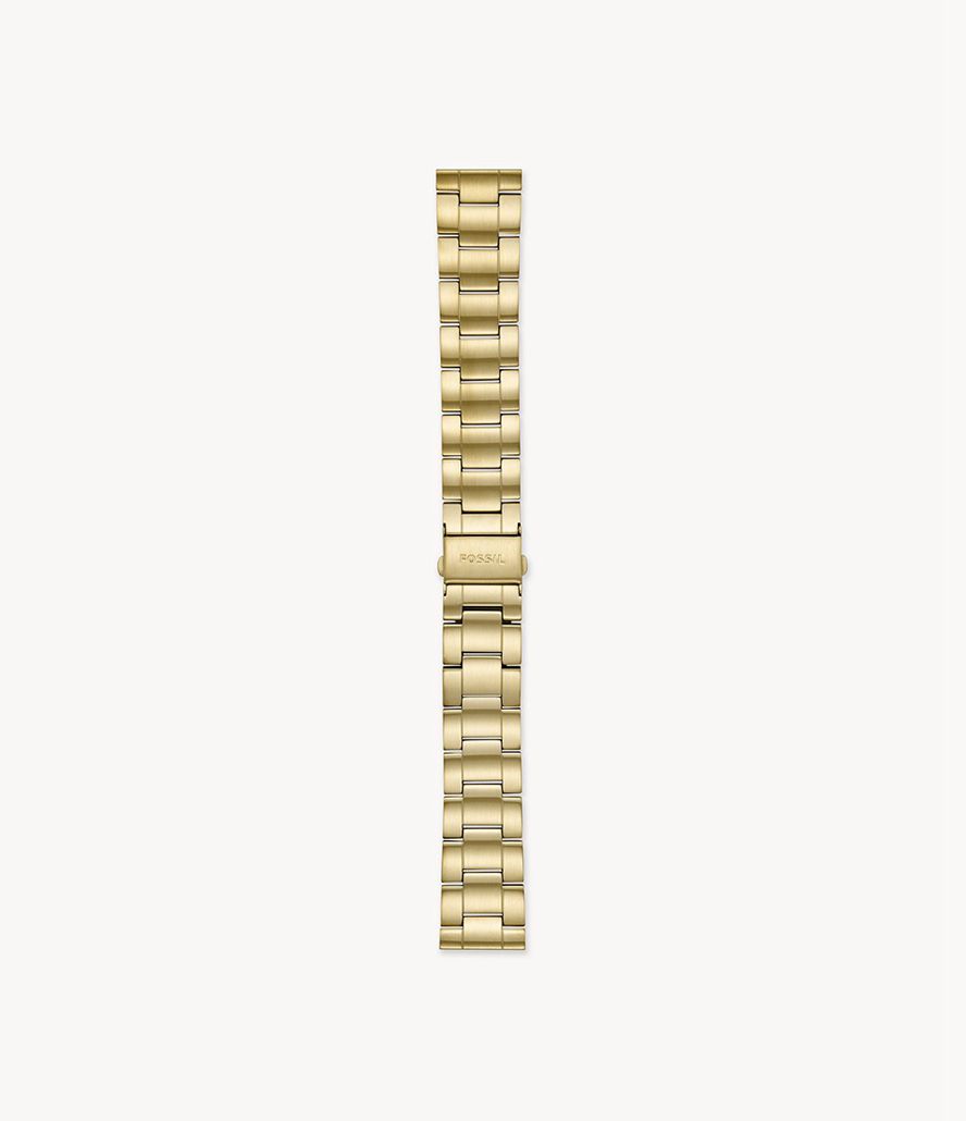 Fossil 22mm Three-Row Stainless Steel Urremme Herre Guld | SUNLPO-231