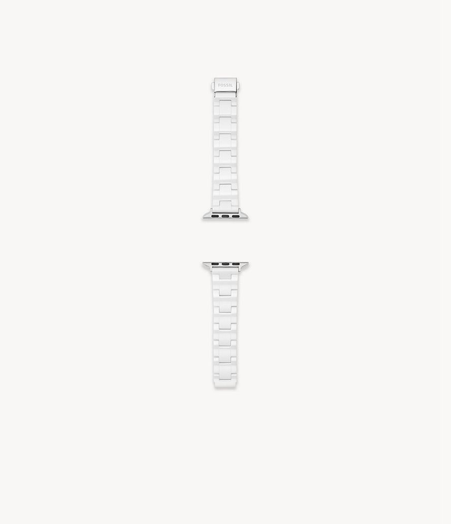 Fossil 38mm/40mm/41mm Keramisk Band Urremme Dame Hvide | SQPKZE-827