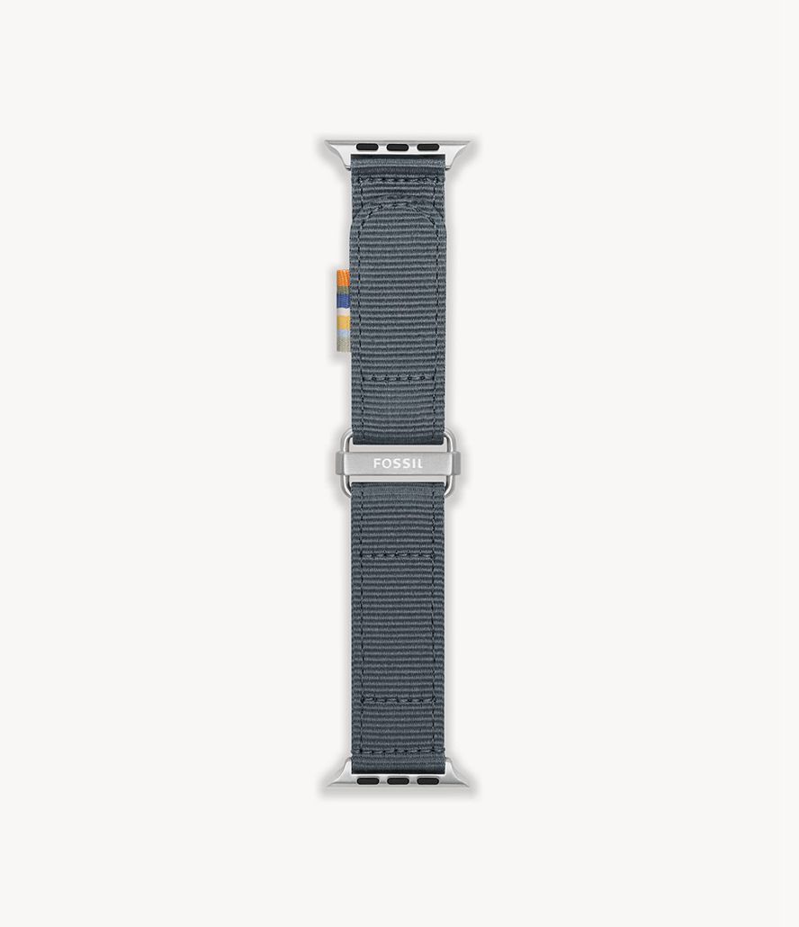 Fossil 42mm/44mm/45mm Rpet Band Urremme Herre Grå | CNHKZP-580