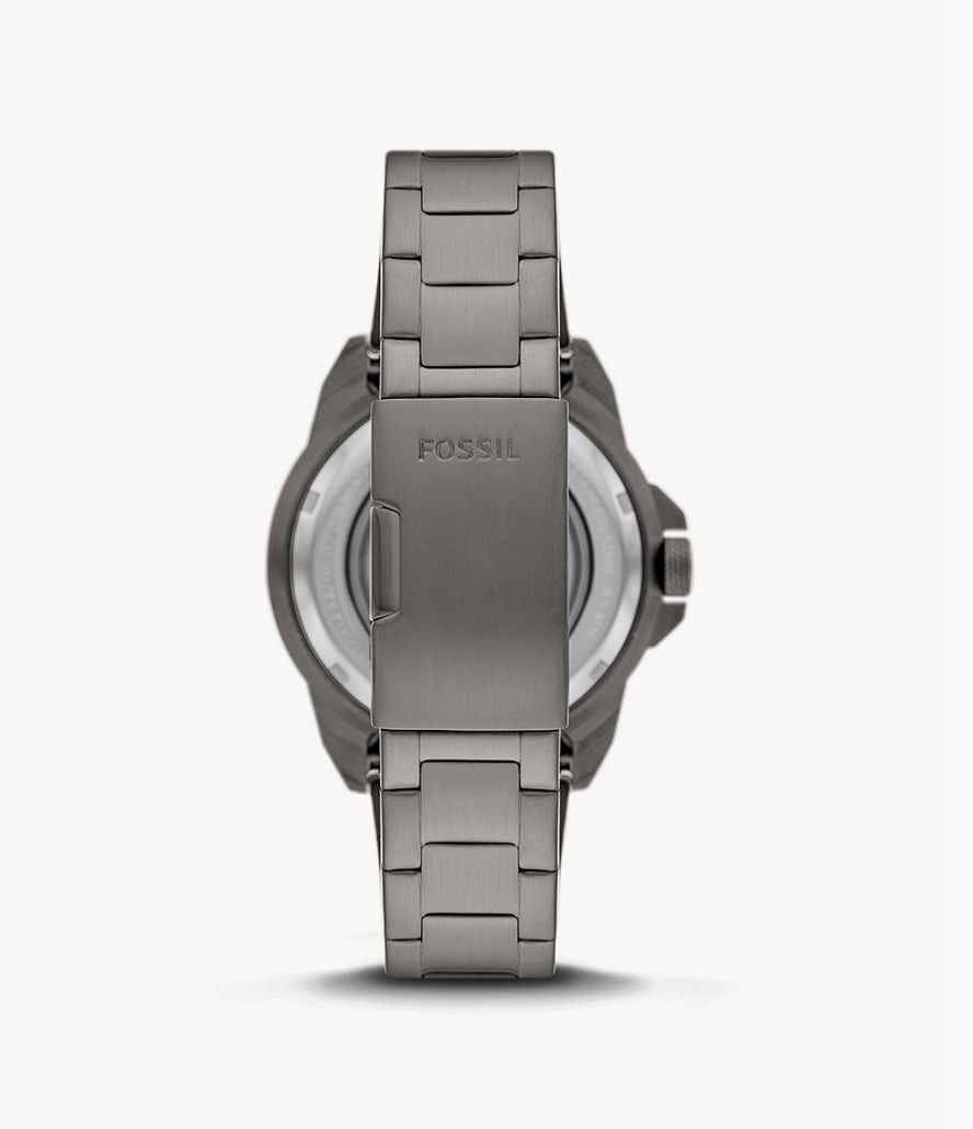 Fossil Bronson Automatisk Stainless Steel Ure Herre Grå | CQTFJY-573