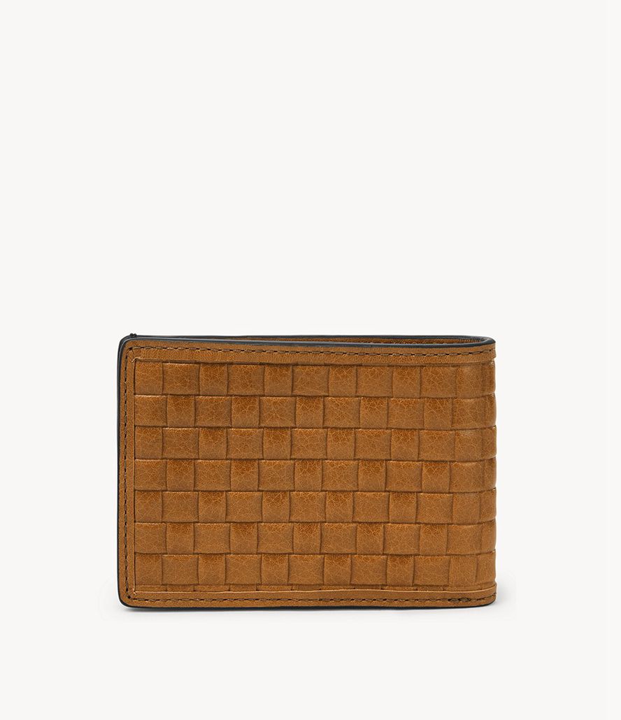 Fossil Bronson Front Bifold Tegnebog Herre Brune | KBOHIN-624