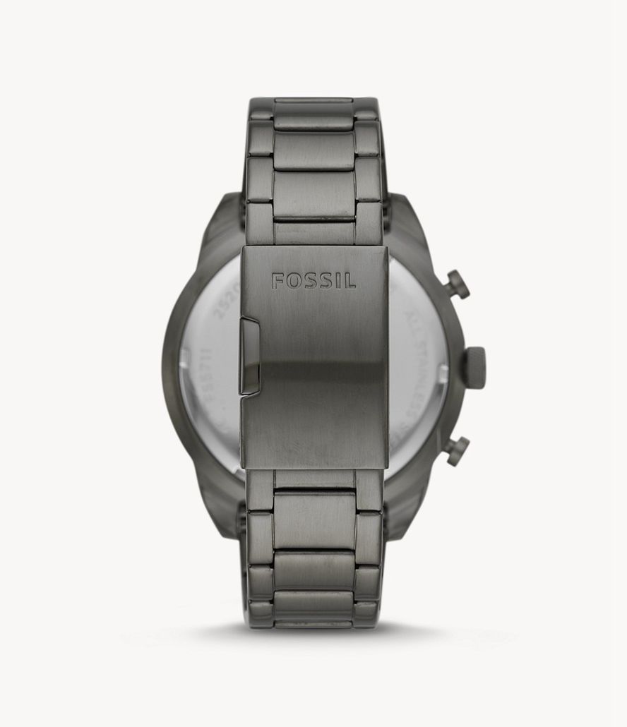 Fossil Bronson Kronograf Stainless Steel Ure Herre Grå | ILGMYK-187