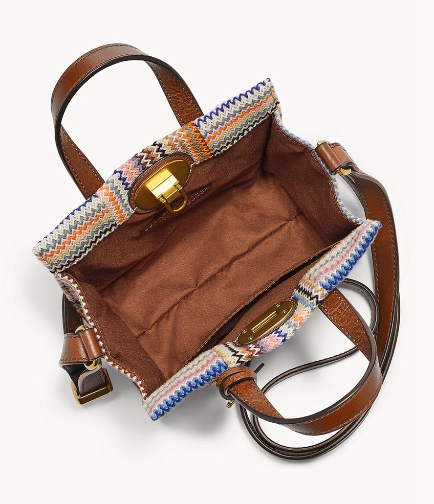 Fossil Carmen Mini Tasker Dame Brune | AKJTDI-214