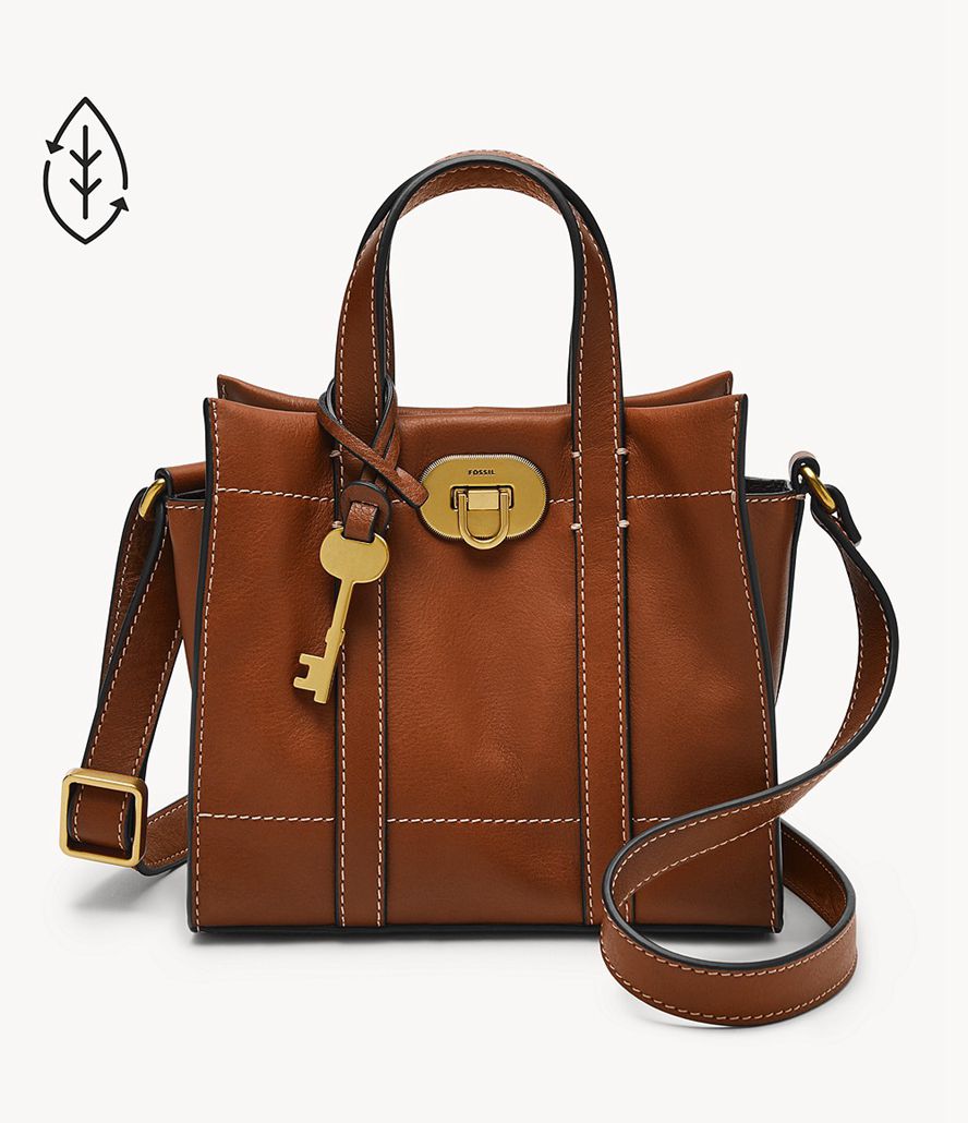 Fossil Carmen Mini Tasker Dame Brune | GJSCAQ-675