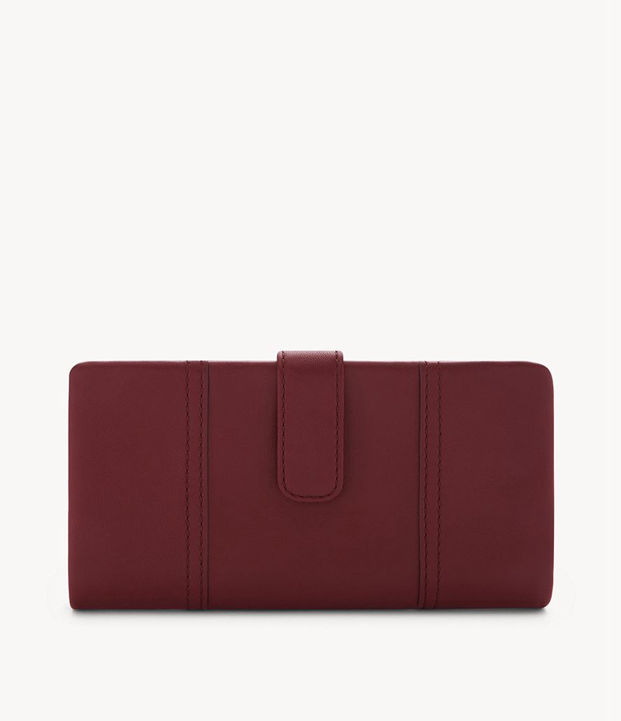 Fossil Cora Clutch Taske Dame Bordeaux | FRXKJL-603