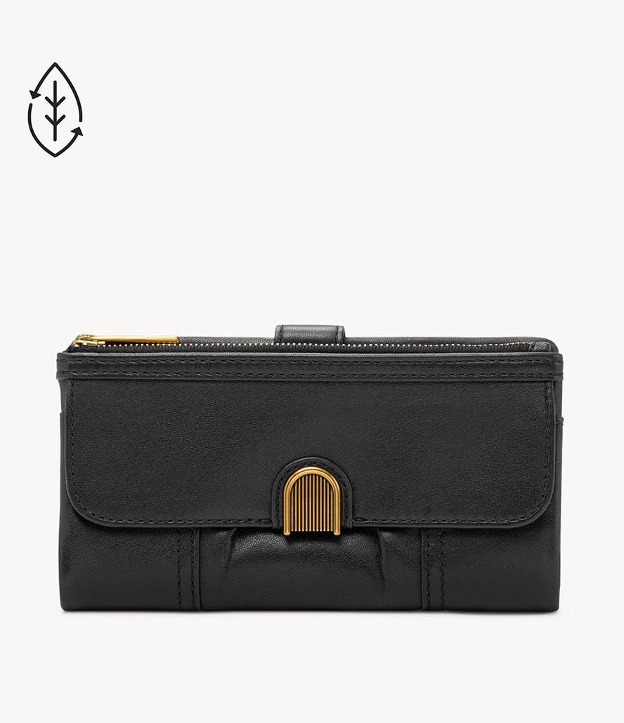 Fossil Cora Clutch Taske Dame Sort | EVOICP-082