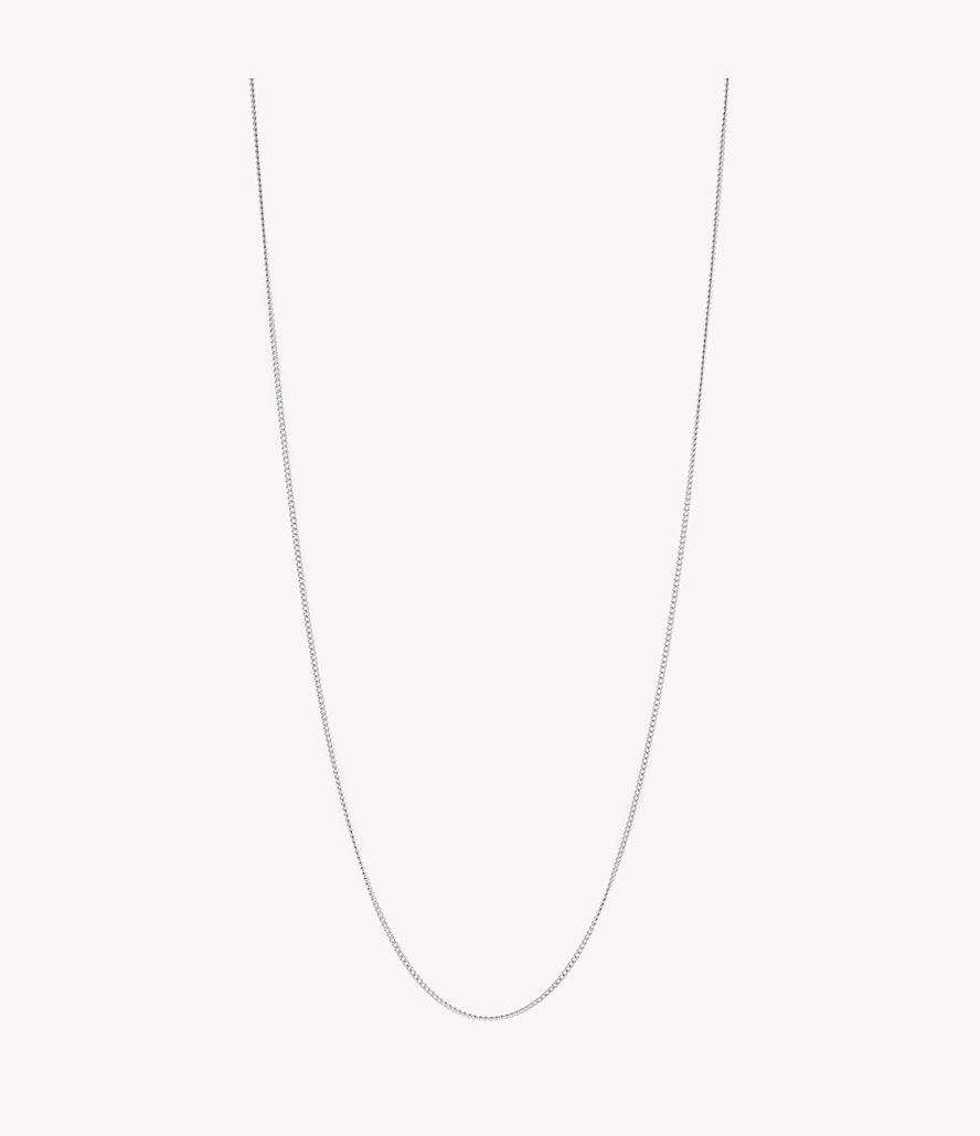 Fossil Corra Oh So Charming Kort Stainless Steel Chain Halskæder Dame Sølv | OUTFZC-463