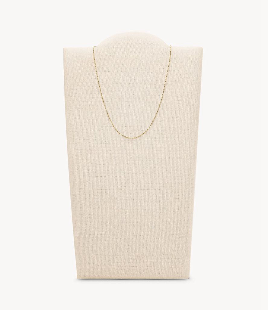 Fossil Corra Oh So Charming Stainless Steel Chain Halskæder Dame Guld | BYRLFS-487