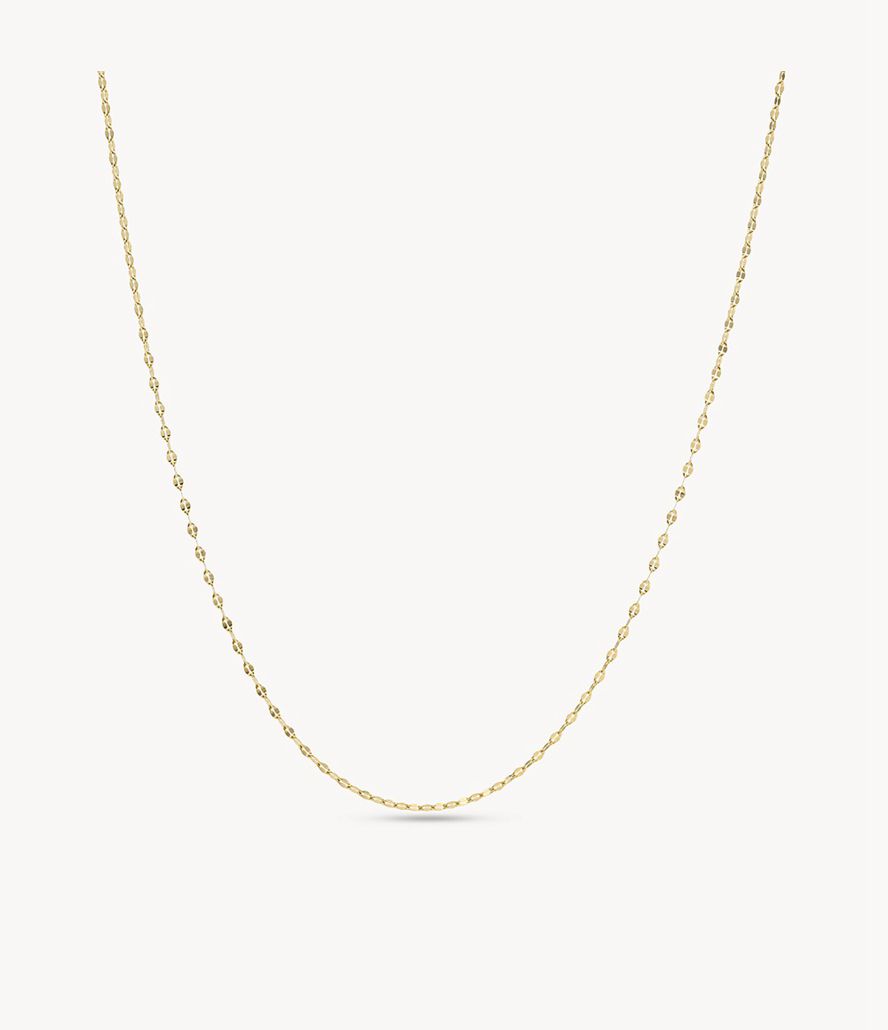 Fossil Corra Oh So Charming Stainless Steel Chain Halskæder Dame Guld | BYRLFS-487