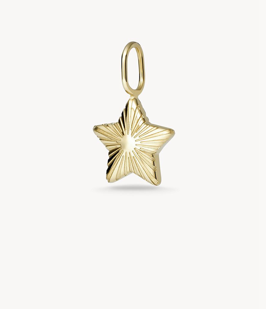 Fossil Corra Oh Soing Stainless Steel Charms Dame Guld | EUQRPS-835