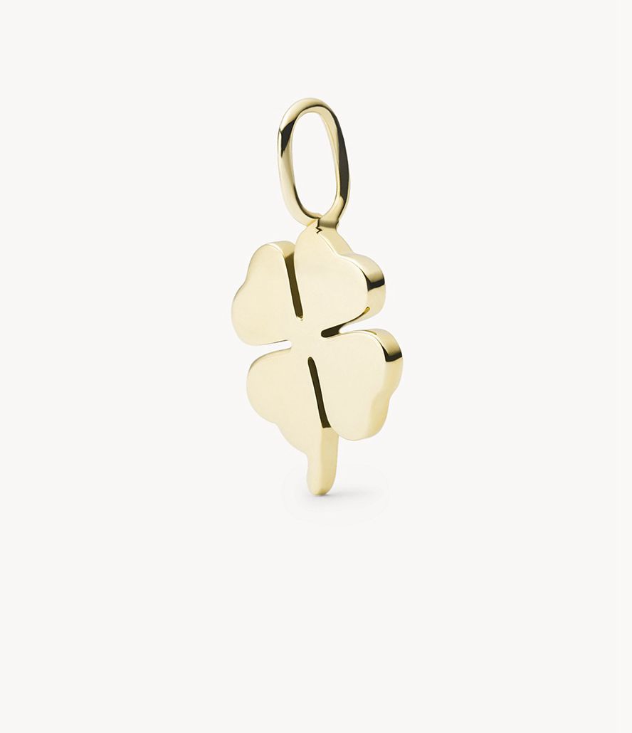 Fossil Corra Oh Soing Stainless Steel Clover Charms Dame Guld | BJOMZQ-928