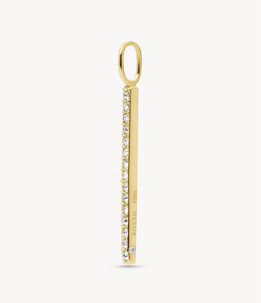 Fossil Corra Oh Soing Stainless Steel Glitz Charms Dame Guld | SNYHIC-926