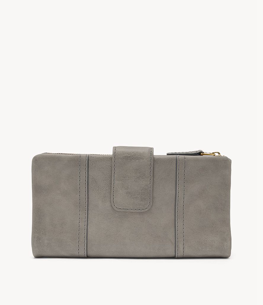 Fossil Emory Clutch Taske Dame Blå | FKCXUR-863