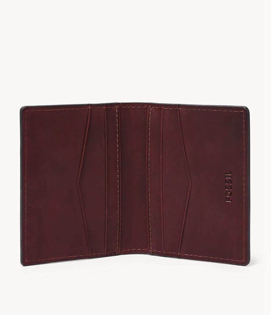 Fossil Everett Bifold Kortholdere Herre Lilla | ASMTYC-087