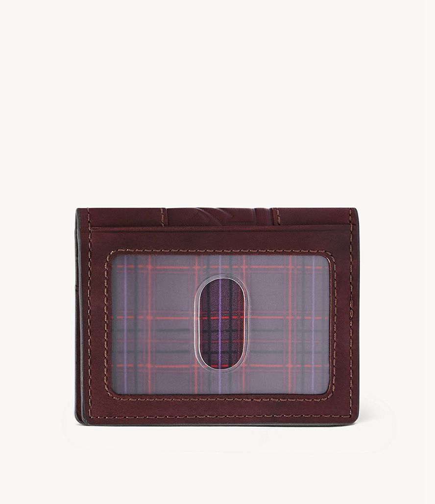 Fossil Everett Bifold Kortholdere Herre Lilla | ASMTYC-087