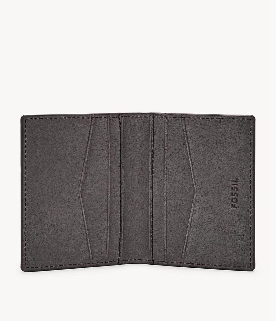 Fossil Everett Bifold Kortholdere Herre Grå | DPJFEW-364