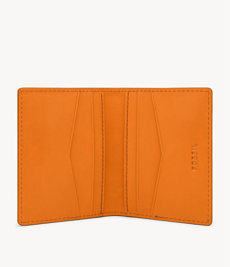 Fossil Everett Bifold Kortholdere Herre Orange | DSGMRU-278