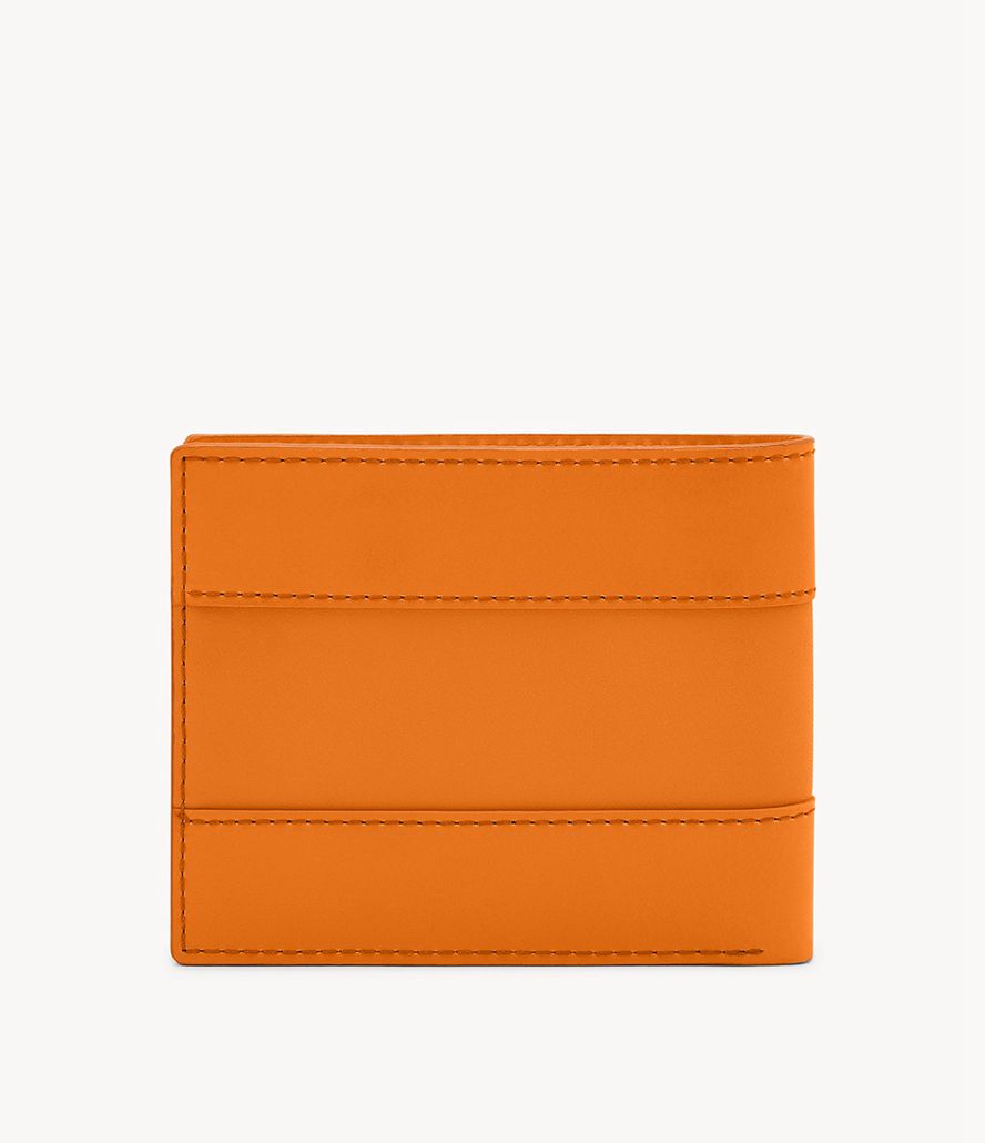 Fossil Everett Bifold Tegnebog Herre Orange | FNLRIP-745