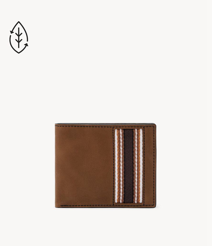 Fossil Everett Large Bifold Tegnebog Herre Brune | ZBAERC-536