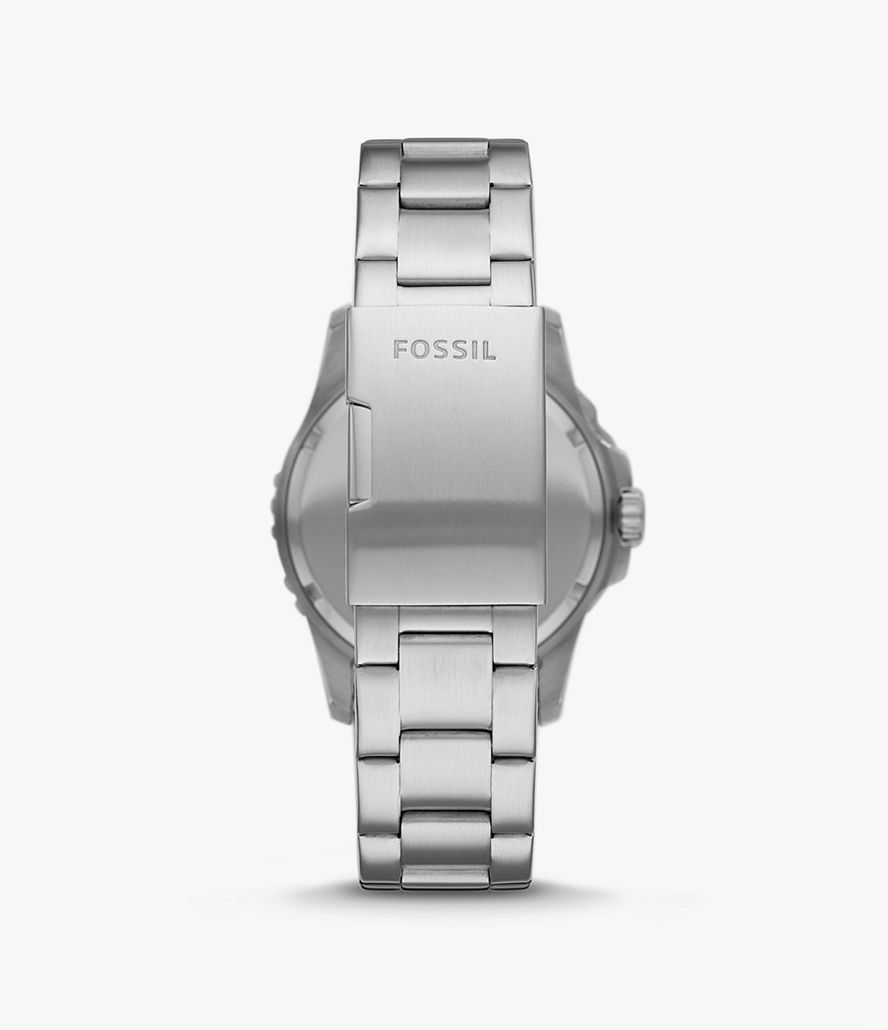 Fossil Fb-01 Automatisk Stainless Steel Ure Herre Sølv | VWUDQF-843