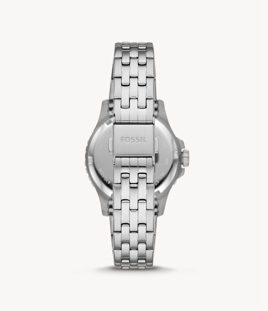 Fossil Fb-01 Three-Hand Date Stainless Steel Ure Dame Sølv | HWPIGT-896