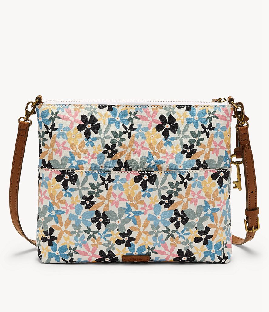 Fossil Fiona Crossbody Taske Dame Blå | WKBMVP-178