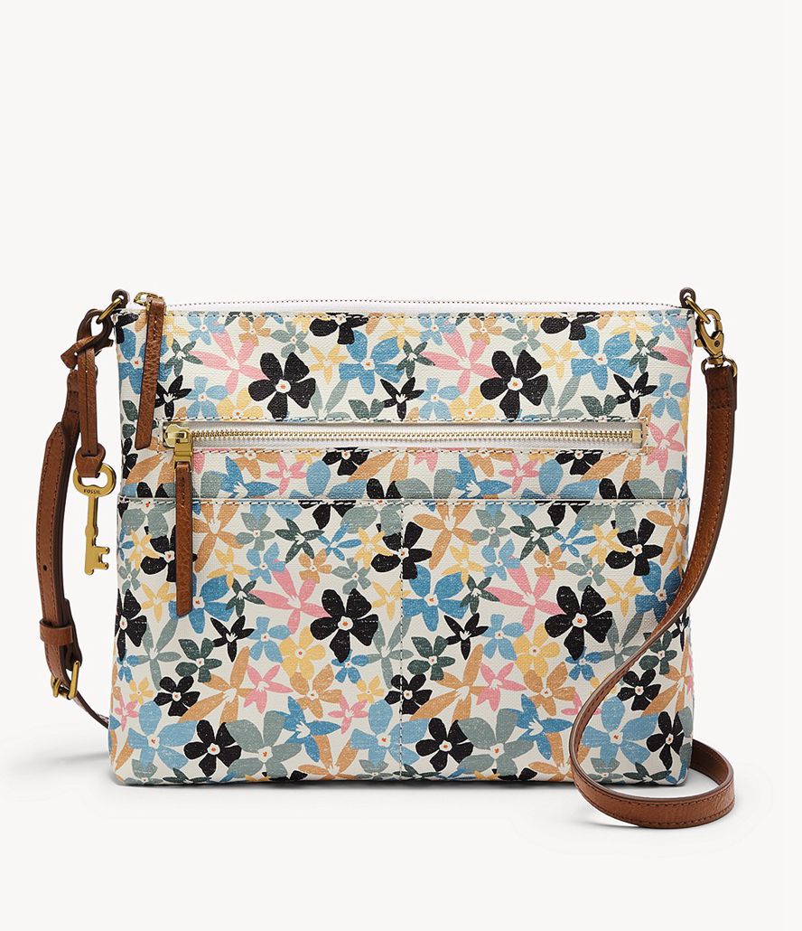 Fossil Fiona Crossbody Taske Dame Blå | WKBMVP-178