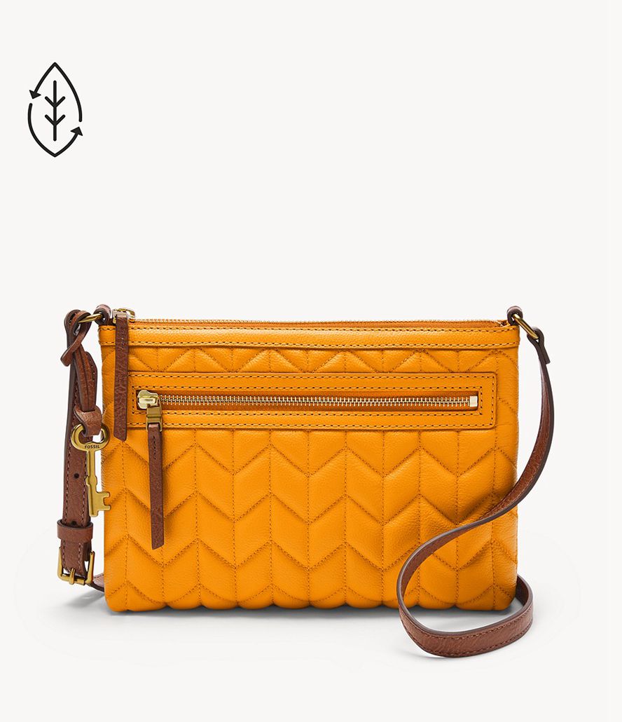 Fossil Fiona Small E/W Crossbody Taske Dame Orange | FMTCNZ-469