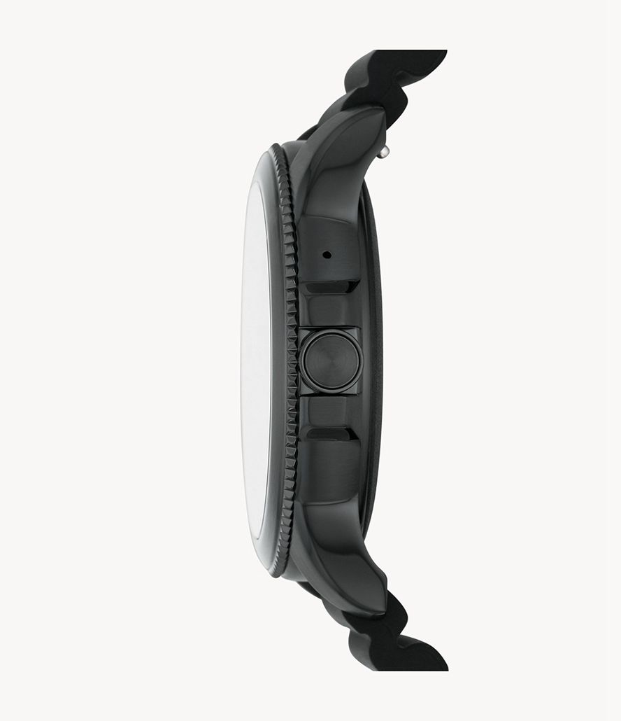 Fossil Gen 5e Silikone Smarture Dame Sort | CBIOAJ-719