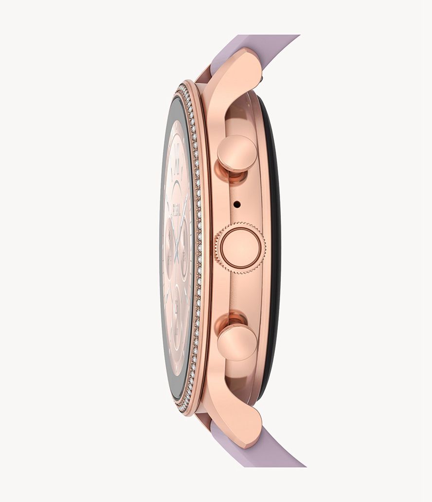 Fossil Gen 6 Silikone Smarture Dame Lilla | PQSLIZ-830