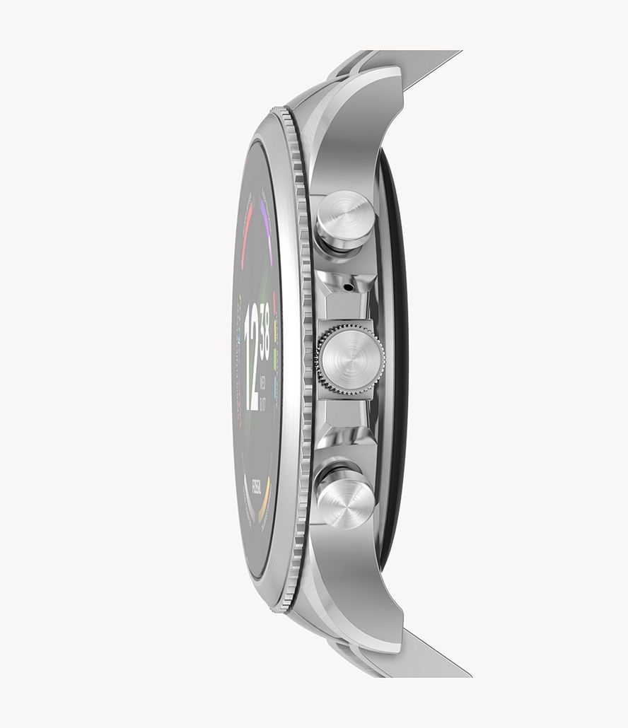 Fossil Gen 6 Stainless Steel Smarture Herre Sølv | BQWGRI-276