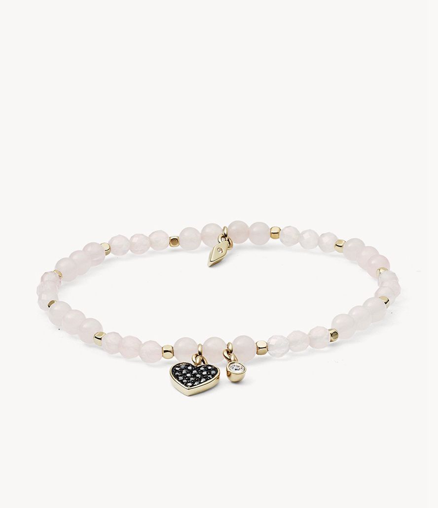 Fossil Georgia Rose Quartz Armbånd Dame Lyserød | QHNZIL-097