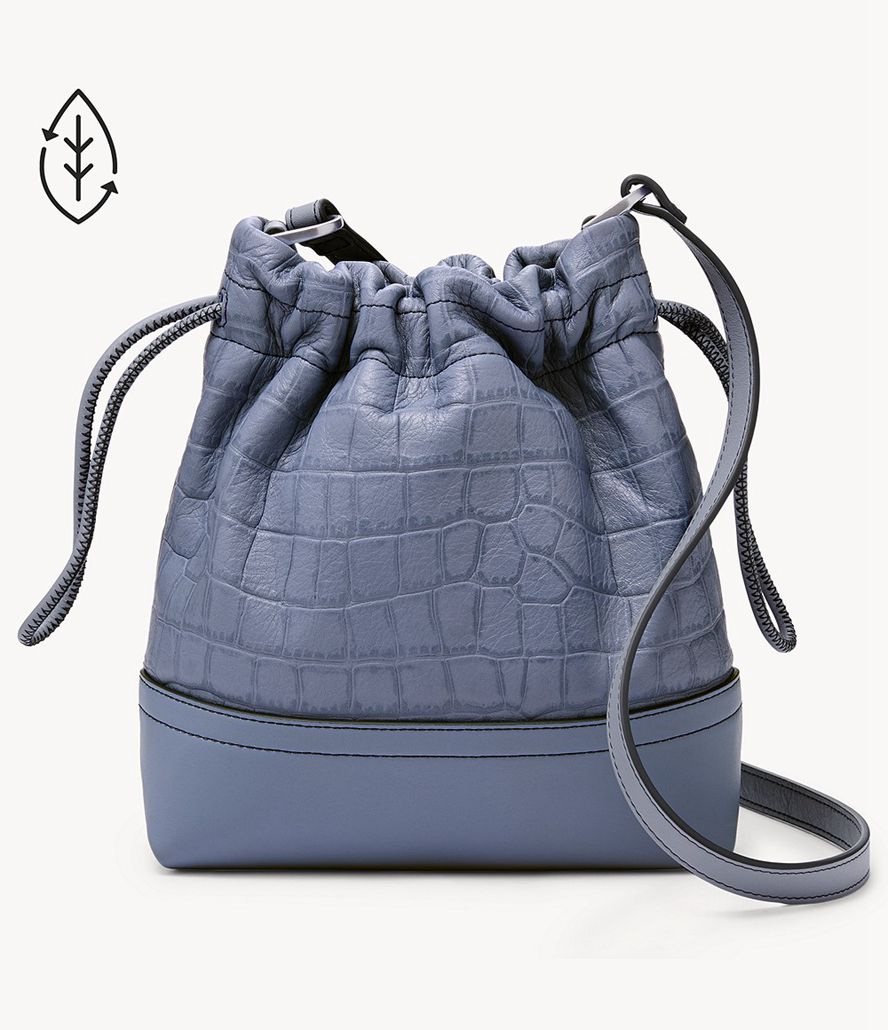 Fossil Gigi Crossbody Taske Dame Blå | KOPVZB-361