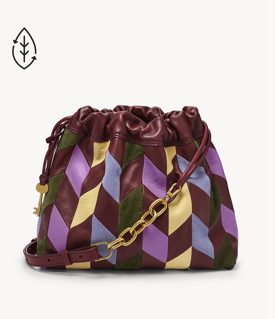 Fossil Gigi Drawstring Skuldertasker Dame Bordeaux | WZMIER-157