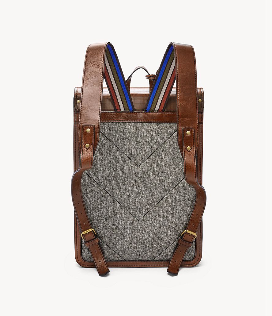 Fossil Greenville Rucksack Rygsække Herre Brune | WNGSBK-567