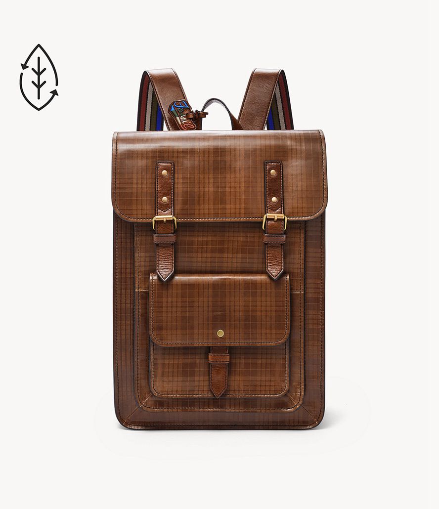 Fossil Greenville Rucksack Rygsække Herre Brune | WNGSBK-567